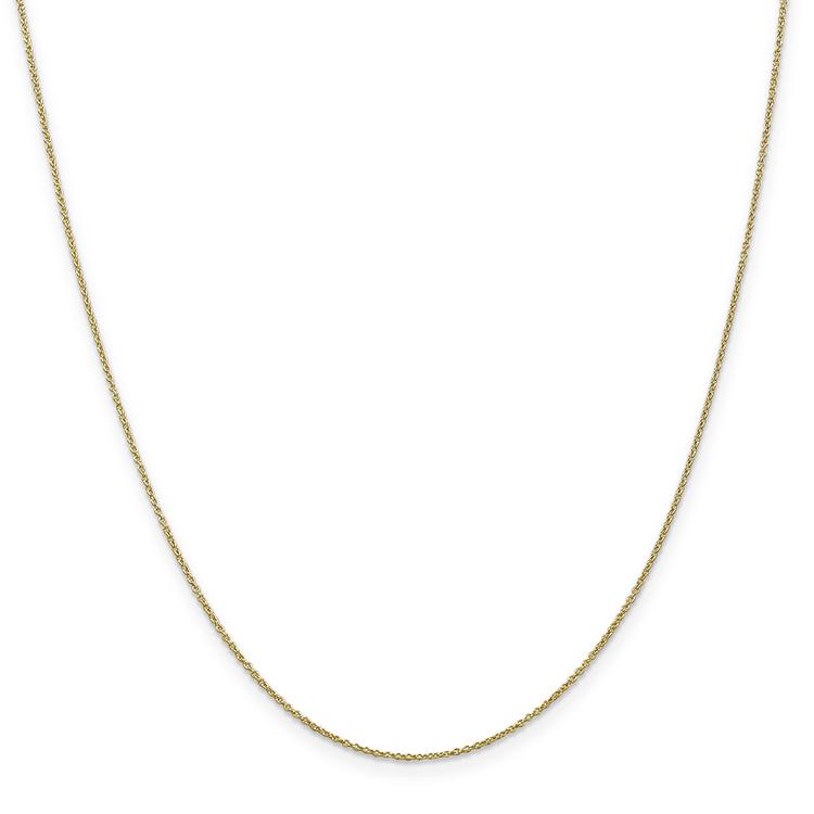 Gold Classics(tm) 10kt. Gold 0.9mm 18in. Cable Chain Necklace