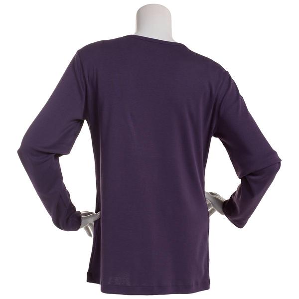 Womens Preswick & Moore® Long Sleeve Crew Neck Tee