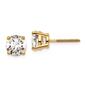 Pure Fire 14kt. Gold 2ctw. 4-Prong Diamond Screw-Back Earrings - image 1