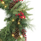 Puleo International Pre-Lit Warm White Adorned Wreath - image 4