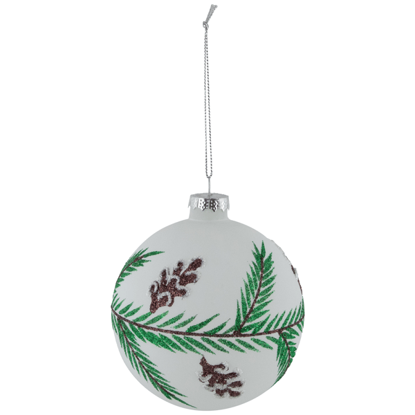 Northlight 4ct. Glittered Glass Ball Christmas Ornaments