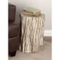 9th & Pike® Gold Fiberglass Eclectic Footstool - image 6