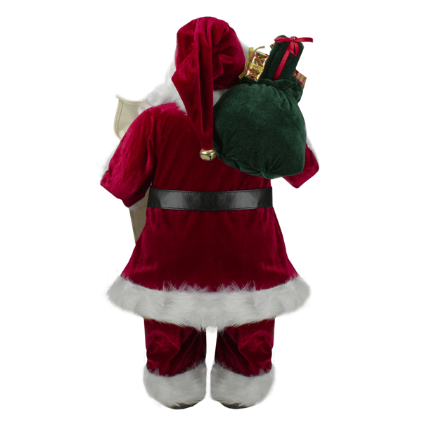 Northlight Santa Claus with Naughty or Nice List Christmas Figure