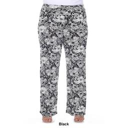 Plus Size White Mark Floral Paisley Palazzo Pants