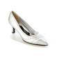 Womens Easy Street Nobel Heels - Silver Satin - image 1