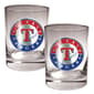 MLB Texas Rangers 2pc. Rocks Glass Set - image 1