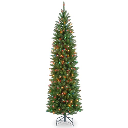 National Tree 7ft. Kingswood® Fir Pre-Lit Pencil Slim Tree