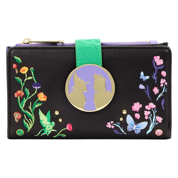 Wicked Glinda & Elphaba Floral & Lace Flap Wallet - image 