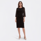 Womens Connected Apparel 3/4 Sleeve Solid Sheath Dress - image 1