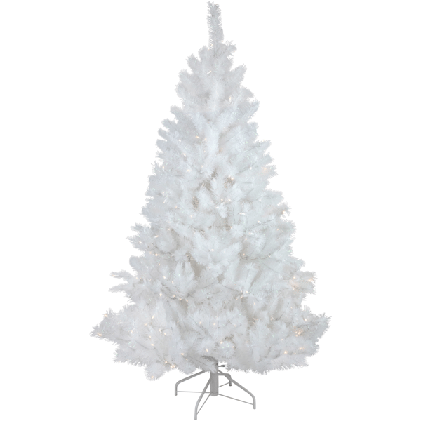 Northlight 7.5ft. Pre-Lit White Alaskan Pine Christmas Tree