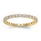 Endless Affection(tm) 14kt. Yellow Gold Prong Eternity Band - image 1