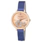 Womens Laura Ashley&#40;R&#41; Sunray Floral Stone Dial Watch - LA2028BL - image 1