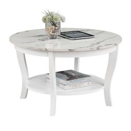 Convenience Concepts American Heritage Round Coffee Table