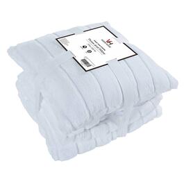Videri Home Faux Fur Stripe Throw & Pillow Gift Set