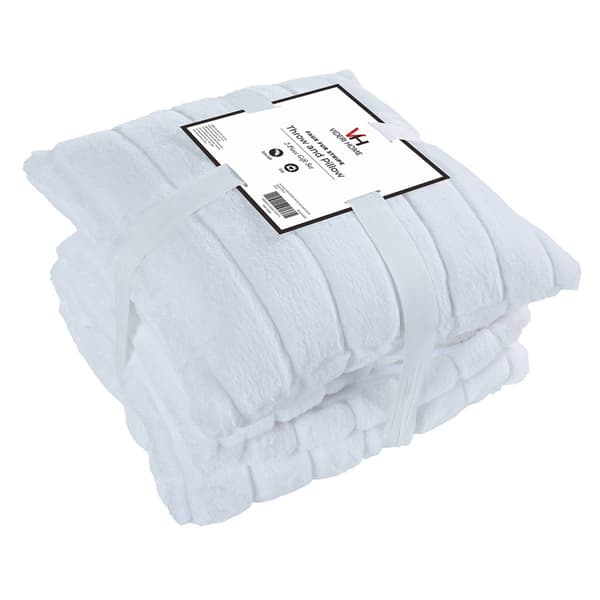 Videri Home Faux Fur Stripe Throw & Pillow Gift Set - image 