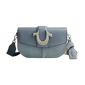 True Religion Denim Saddle Bag With Oversized Horseshoe Logo - image 1
