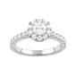 Nova Star&#40;R&#41; White Gold Lab Grown Diamond Halo Engagement Ring - image 1