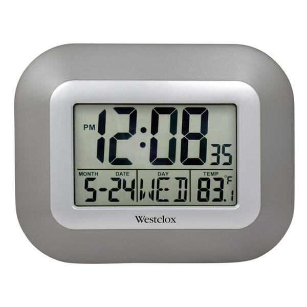 Westclox Digital LCD Wall Clock - image 