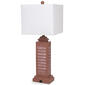 Sea Winds 32in. Red Coastal Shutter Table Lamp - image 1