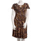 Plus Size Sami & Jo Short Sleeve Abstract A-line Dress - image 1