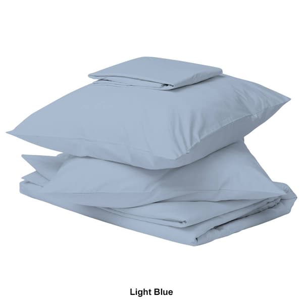 Purity Home Light Weight Organic Cotton Percale Sheet Set