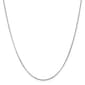 Gold Classics&#40;tm&#41; .9mm. 14k White Gold Curb Chain Necklace - image 1