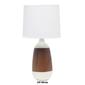 Simple Designs Ceramic Oblong Table Lamp w/Shade - image 9