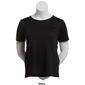 Petite Hasting & Smith Short Sleeve Solid Round Neck Tee - image 7