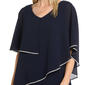 Womens R&M Richards Tier Capelet Rhinestone Trim Sheath Dress - image 2