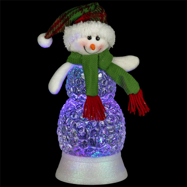 Northlight LED Lighted Acrylic Snowman Christmas Snow Globe