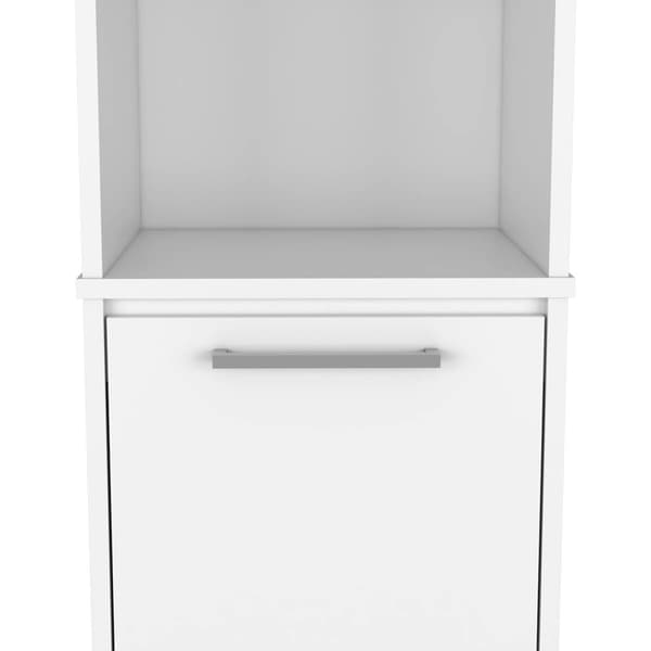 FM FURNITURE Danforth White Pantry Cabinet