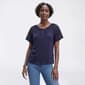 Petite Preswick & Moore® Short Crochet Sleeve Blouse - image 4