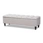 Baxton Studio Brette Wood Storage Bench Ottoman - image 7