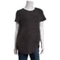 Womens Yogalicious Short Sleeve Heather Maternity Active Tee - image 1