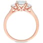 Gemstone Classics™ Aquamarine & Lab Created White Sapphire Ring - image 2