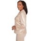 Womens Alfred Dunner Urban Legend Faux Suede Shimmer Jacket - image 4