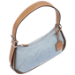 True Religion Denim Raised Horseshoe Hobo Bag - image 6