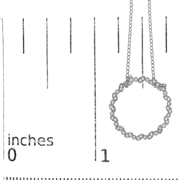 Haus of Brilliance Lab Grown Diamond Love Circle Pendant Necklace