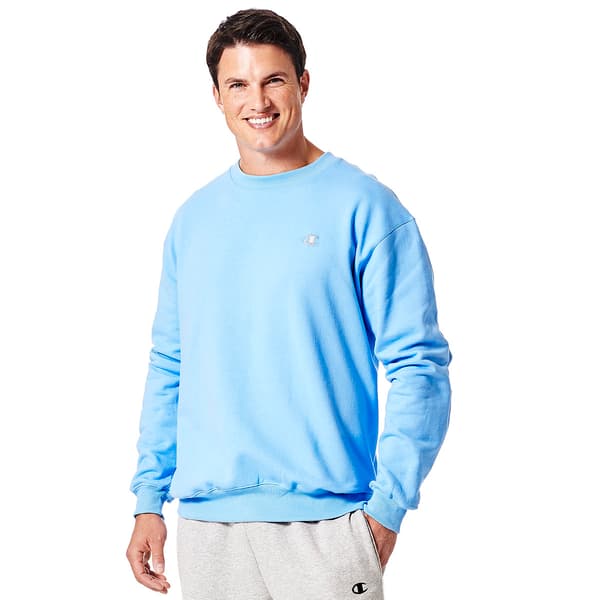 Champion crewneck best sale light blue