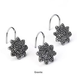 Avanti Braided Medallion Shower Curtain Hooks