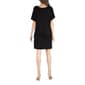 Womens 24/7 Comfort Apparel V-Neck Loose T-Shirt Dress - image 2