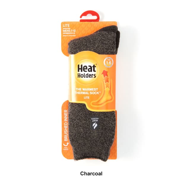 Mens Heat Holders&#174; Lite Twist Crew Socks