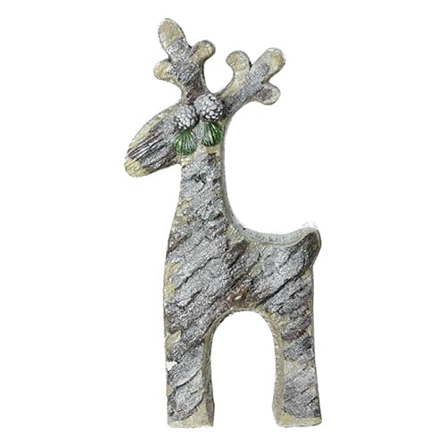 Northlight Seasonal Rustic Woodland Reindeer Christmas Figurine - image 