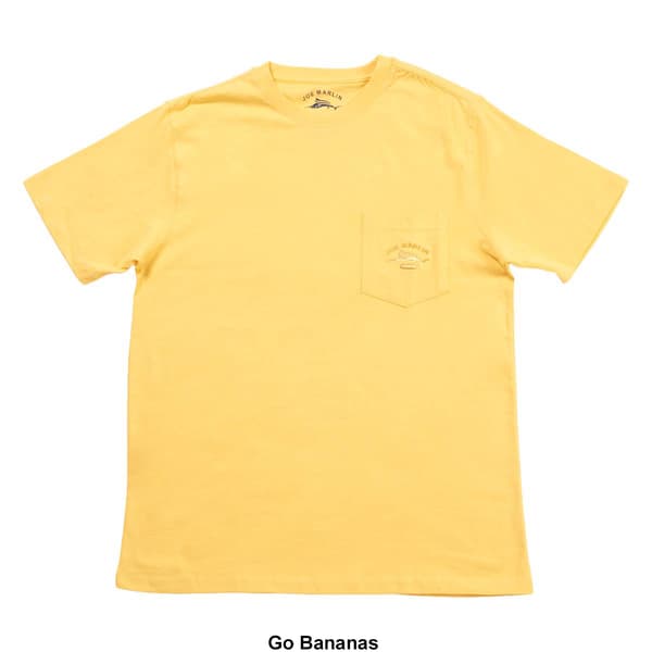 Mens Joe Marlin Embroidered Pocket Tee