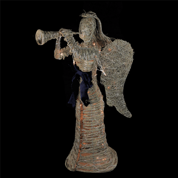 Northlight Lighted Angel with Horn Outdoor Christmas Yard Decor