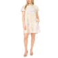 Petite MSK Puff Sleeve Ditsy Floral Cotton Poplin Shift Dress - image 3