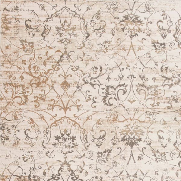 KAS Crete Beige Valencia 8 x 10 Rectangular Area Rug