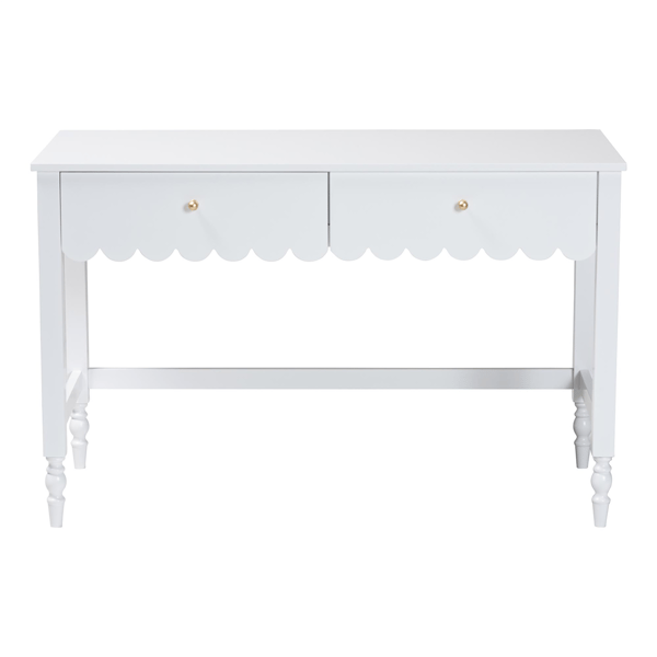 Baxton Studio Roni Writing Desk with Drawers