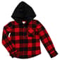 Toddler Boy Tales & Stories Check Hooded Flannel - image 1