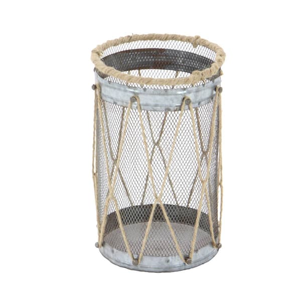 9th &amp; Pike® Can And Burlap Farmhouse Candle Holders - Set Of 3